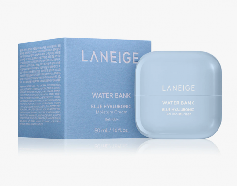 Laneige0awater bank blue hyaluronic moisture cream refillable
