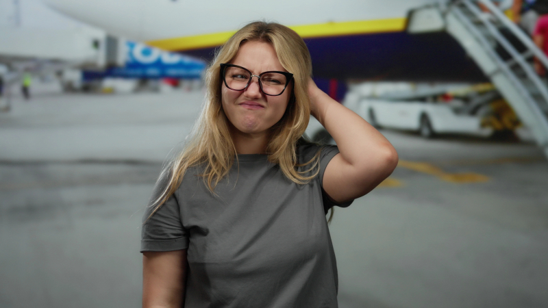 Kontaktne lece u avionu 2